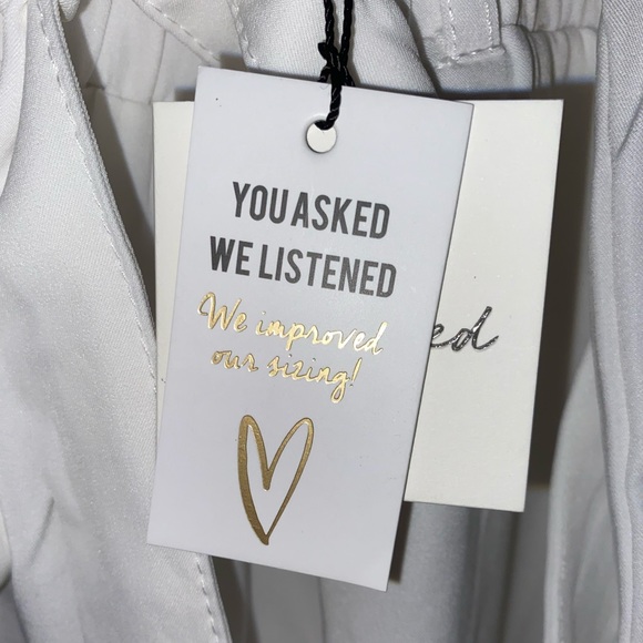 NWT White high rise pants - Picture 2 of 4